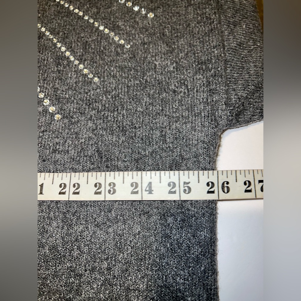 Calvin Klein Rhinestone Neck Sweater - Picture 10 of 12